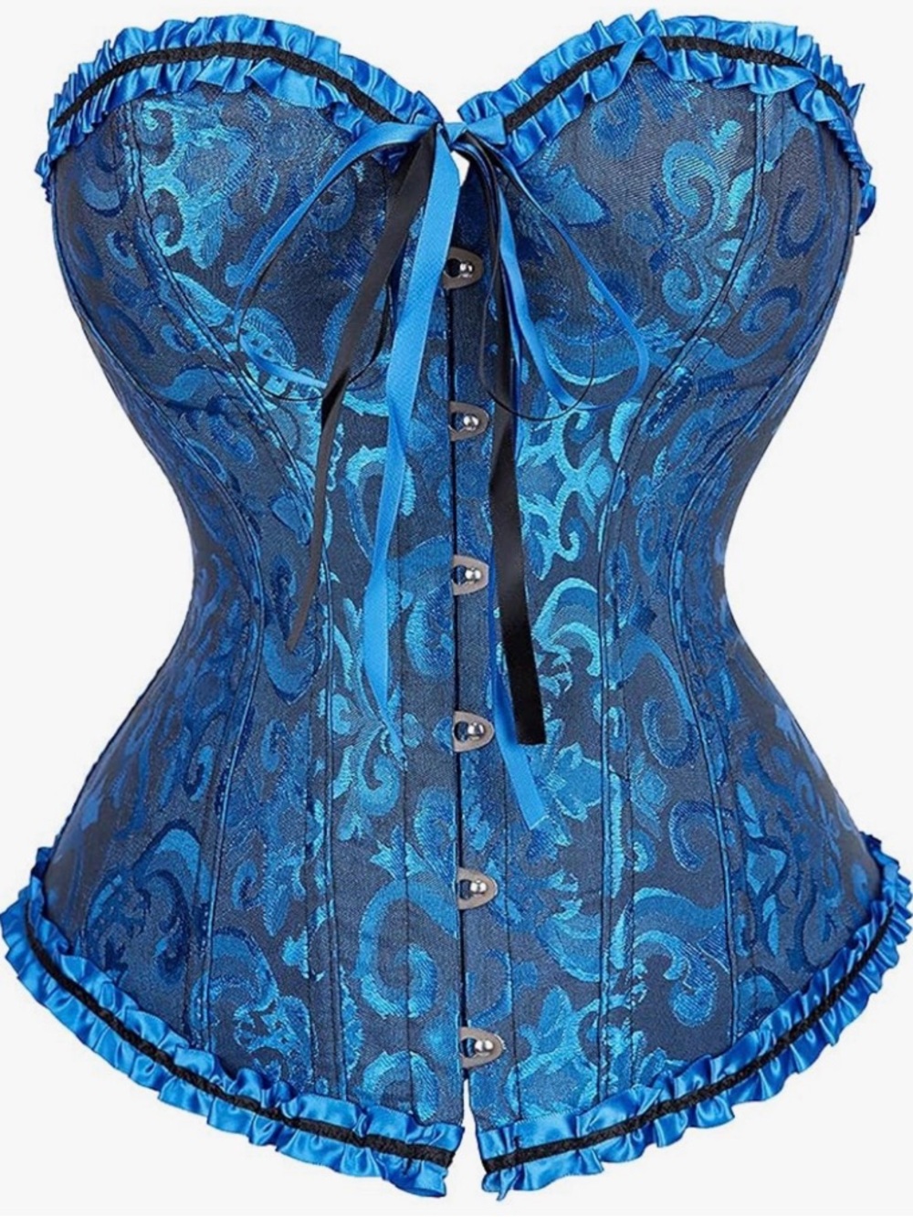 Vintessa Vintage Renaissance Overbust Corset Top Lace Up